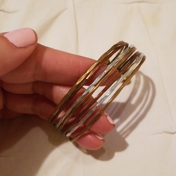 Mixed metal cuff bracelets $8 each - Picture 4 of 4